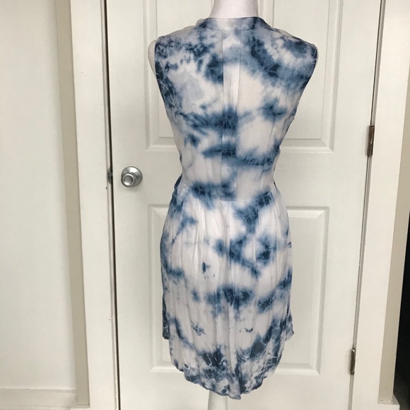 Bohemian Blue Tie Dye Boho Tunic Small Medium NWOT - Picture 3 of 6